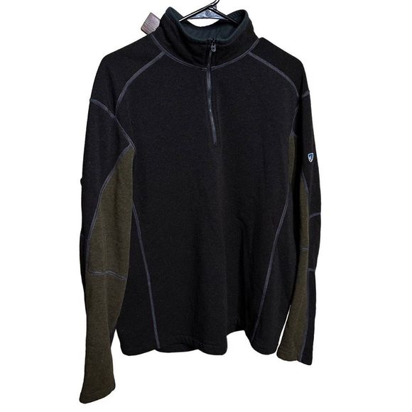 KÜHL Revel 1/4 Zip Kashmira Sweater Mens XL - Picture 1 of 3